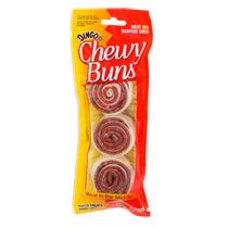 Bulk Dingo Chewy Buns Meat & Rawhide Chews, 3 ct. Packs at DollarTree 