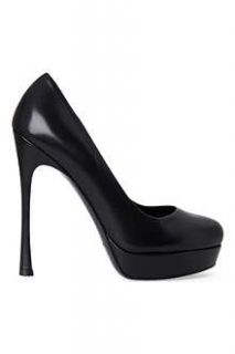 YVES SAINT LAURENT Gisele Palais leather platform courts