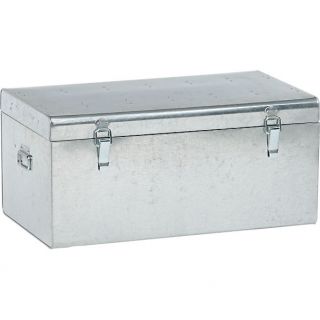 versus galvanized trunk in storage  CB2