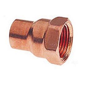 Pipe Fittings  Copper  Reducer Female Adapter Copper X Female   3/4 