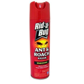 Rid A Bug Unscented Ant & Roach Killer. Kills on contact. Keeps 