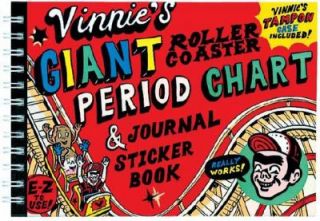 Vinnies Giant Roller Coaster Period Chart and Journal Sticker Book by 