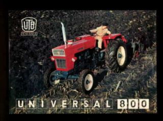 UTB Universal 800 Tractor Specifications Brochure