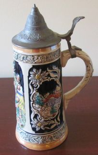   Stonewear   Authentic Rothemburg Germany Beer Stein   20+ Years Old