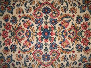 Newly listed VINTAGE IMPORTED 100% WOOL [ KARASTAN ] FLORAL KIRMAN 4.3 