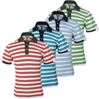Tommy Hilfiger Golf 2012 Mens TM102 Leon Stripe Polo Shirt