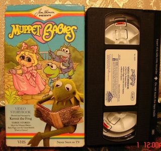 Muppet Babies Video Storybook V.1 FREE 1st Class SHIP w/trac VHS Gonzo 