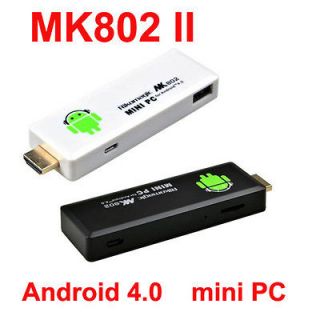   New Rikomagic MK802 II Mini PC Android 4.0 WiFi Google TV Box Player
