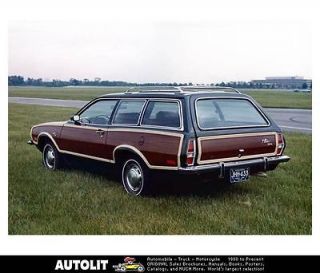 1973 Ford Pinto Woodie Station Wagon Factory Photo
