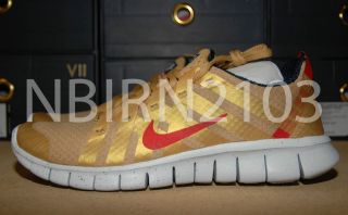 Nike Free Run Powerlines + QS NRG Olympic Rings 548179 764 New Gold