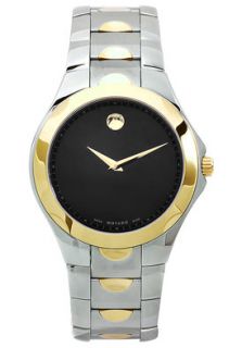 Movado 0606381 Watches,Mens Luno Black Dial Stainless Steel, Mens 