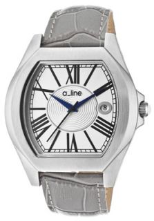 line 80008 02 GY Watches,Womens Adore Silver Dial Grey Genuine 