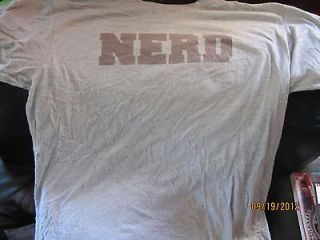 REVENGE OF THE NERDS Nerd #69 Booger Vintage Fit Grey T Shirt XXL