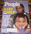 MIKE TYSON ROBIN GIVENS on Cover PEOPLE 1988 MINT