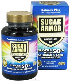 Buy Natures Plus   Sugar Armor Sugar Blocker Weight Loss Aid   60 