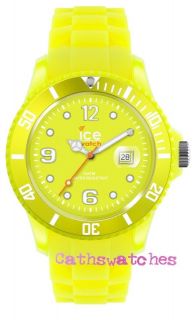 Ice Watch New Ice Flashy   Neon Yellow Four Sizes to Choose From 