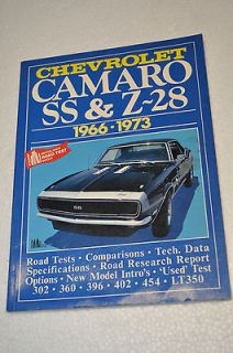   1968 CAMARO 1969 CAMARO 1970 73 CAMARO Z/28 SS RS RESTORATION BOOKS