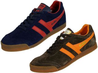 Mens Gola Classic Trainer The Original Harrier Style Shoe Navy Or 