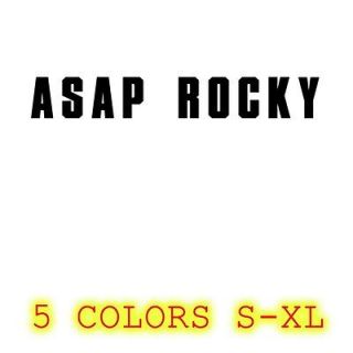 ASAP ROCKY T Shirt A$AP SWAG GOLDIE RAP MUSIC TEE PESO  Black 