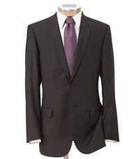Joseph Slim Fit 2 Button Plain Front Wool Suit Extended Sizes