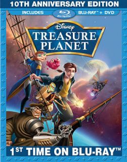 Treasure Planet (Blu ray Disc, 2012, 2 Disc Set, 10th Anniversary 