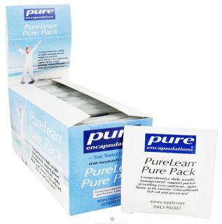Pure Encapsulations   PureLean Pure Pack with Metafolin L 5 MTHF   30 