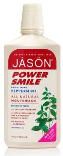 JASON PowerSmile Brightening All Natural Mouthwash 473ml   Free 