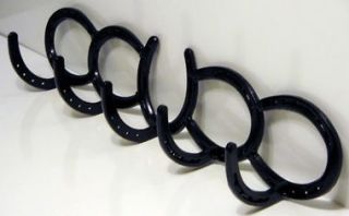   Decor Horseshoe 5 peg Coat/ Hat/ Cap Rack wall hook hangers art   NEW
