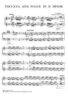 Look inside Toccata and Fugue in D Minor   Sheet Music Plus