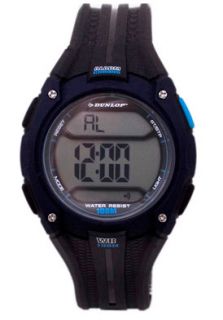Dunlop DUN 137 G03 Watches,Mens Digital with Black Rubber Strap, Men 