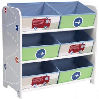 Blue Vehicle 6 Bin Storage   Toys R Us   Storage