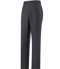 Signature Tailored Fit Box Check Plain Front Trousers   Sizes 44 48