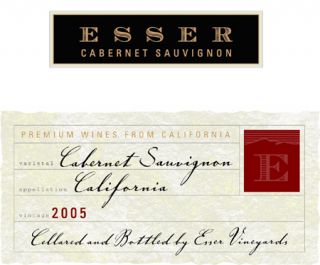 Esser Vineyards Cabernet Sauvignon 2005 
