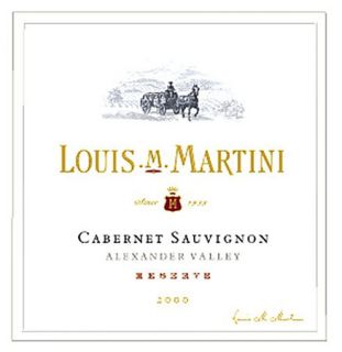Louis Martini Alexander Valley Cabernet Sauvignon 2001 