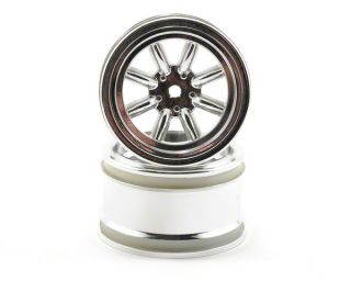 HPI 31mm Vintage 8 Spoke Wheel (Chrome) (2) [HPI3812]  RC Cars 