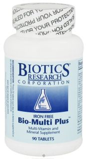 Buy Biotics Research   Bio Multi Plus Iron Free   90 Tablets at 