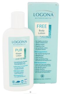 Logona   Body Lotion Fragrance Free   6.8 oz. For Highly Sensitive 