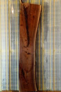 Figured Walnut Lumber Slab Live Edge Bar Top/Kitchen Table Top 1163