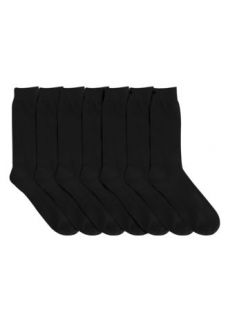 Matalan   7 Pack Black Socks