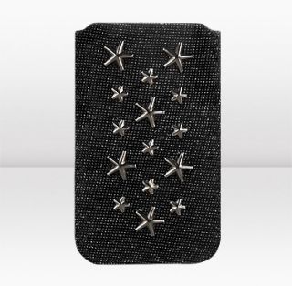 Jimmy Choo  Trent  Black Pixelated Leather iphone Case  JIMMYCHOO 