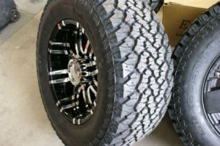 33x12.50 18 Eagle General Grabber AT2 Wheels Rims Tires