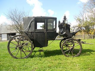 Horse Drawn Carriage Wagon Buggy Sleigh Cart 5 Window Landau