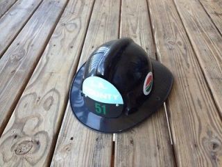 SAFECO RED FIRE HELMET WITH SHIELD ~ HELMET SIZE 6 3/4 TO 7 1/2