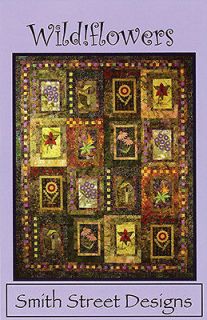 Wildflowers Machine Embroidered Quilt Pattern CD by Smith Street