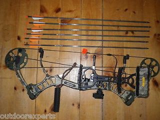 New Bear Archery Legion Realtree APG 50 60# Compound Bow Package with 