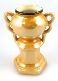 Vintage Czechoslovakia Lusterware Small Bud Vase GREAT