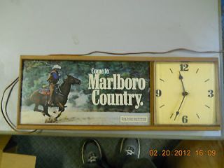 Green Edition Marlboro Fluorescent Wall Clock Works