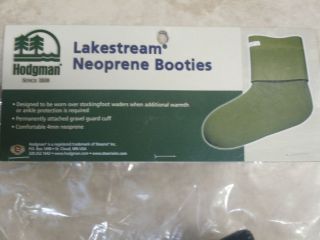 Hodgman Lakestream Neoprene Booties   Green   Medium