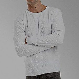 NWT NEW Mens BVD Classic Thermal Long Underwear Crew Top Shirt *FREE 