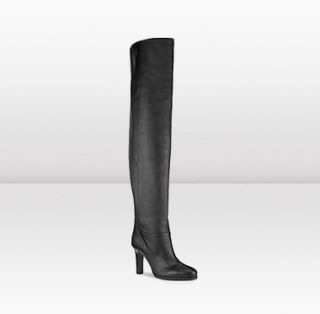 Jimmy Choo  Gallant  Over The Knee Fitted Calf Leather Boot 
